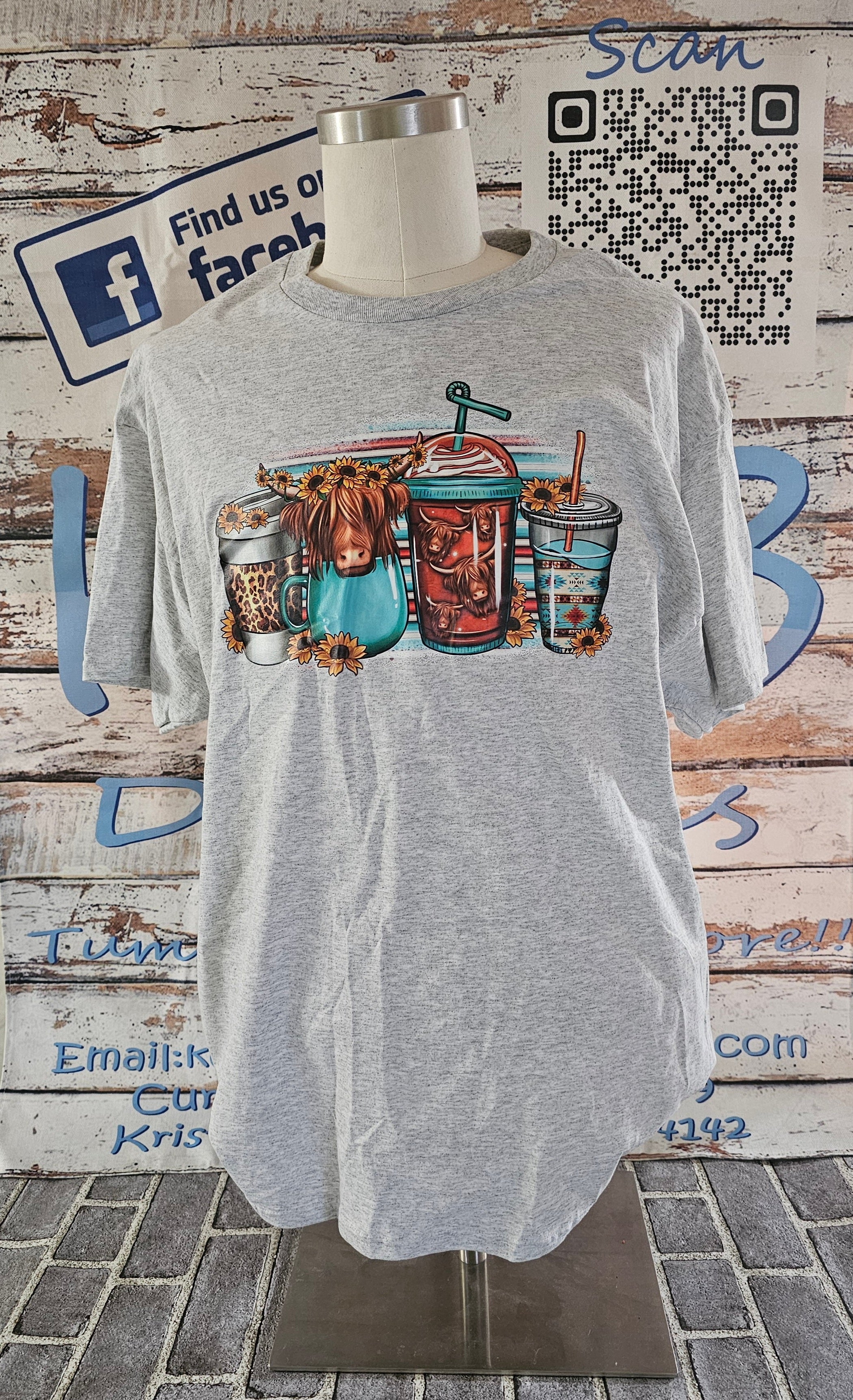 Cows & Coffee sz XL
